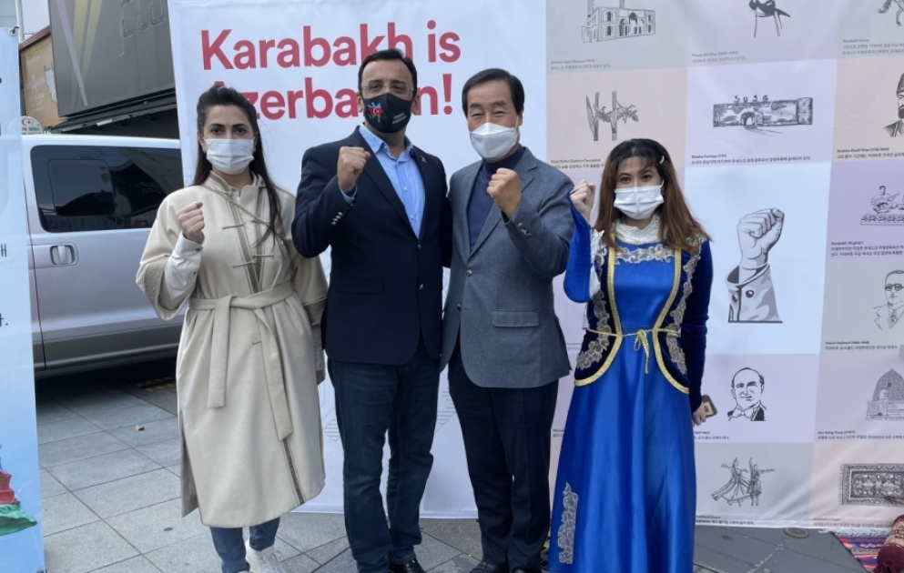 Seulda "Qarabağ Azərbaycandır!" adlı məlumatlandırma aksiyası keçirilib