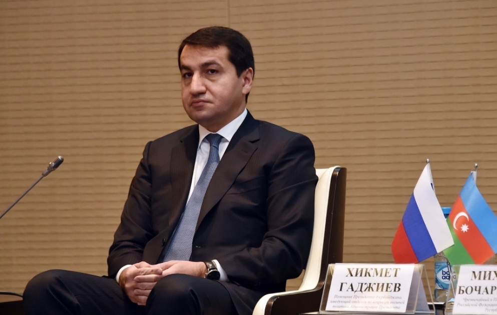 Hikmət Hacıyev: Azərbaycan-Rusiya əlaqələri Cənubi Qafqazda təhlükəsizliyin təminatı üçün çox mühüm əhəmiyyətə malikdir