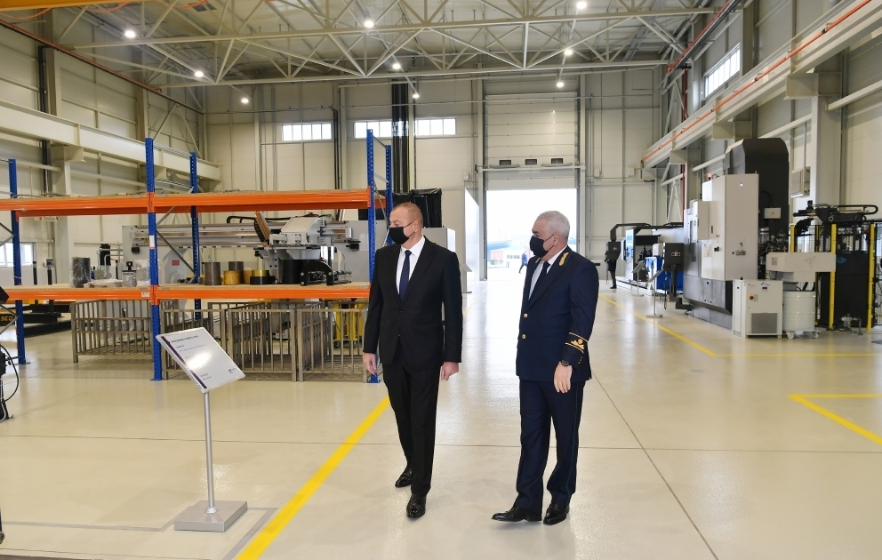 Президент Ильхам Алиев принял участие в открытии нового локомотивного депо Баладжары