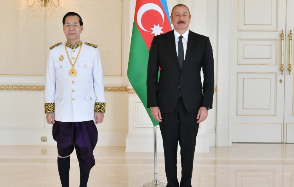 Präsident Ilham Aliyev empfängt neuen Botschafter des Königreichs Kambodscha in Aserbaidschan