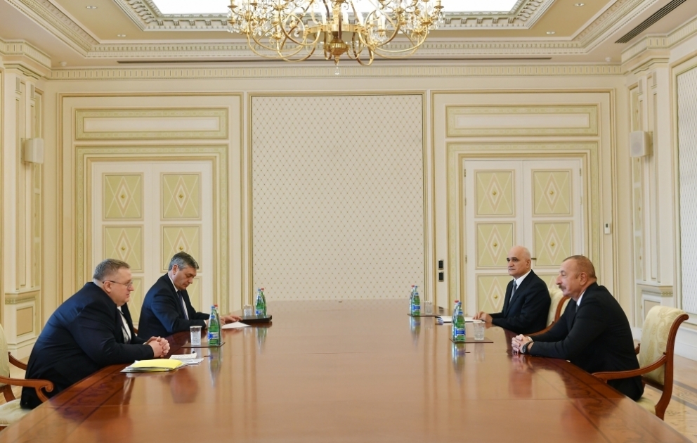 Le président azerbaïdjanais reçoit le vice-Premier ministre russe