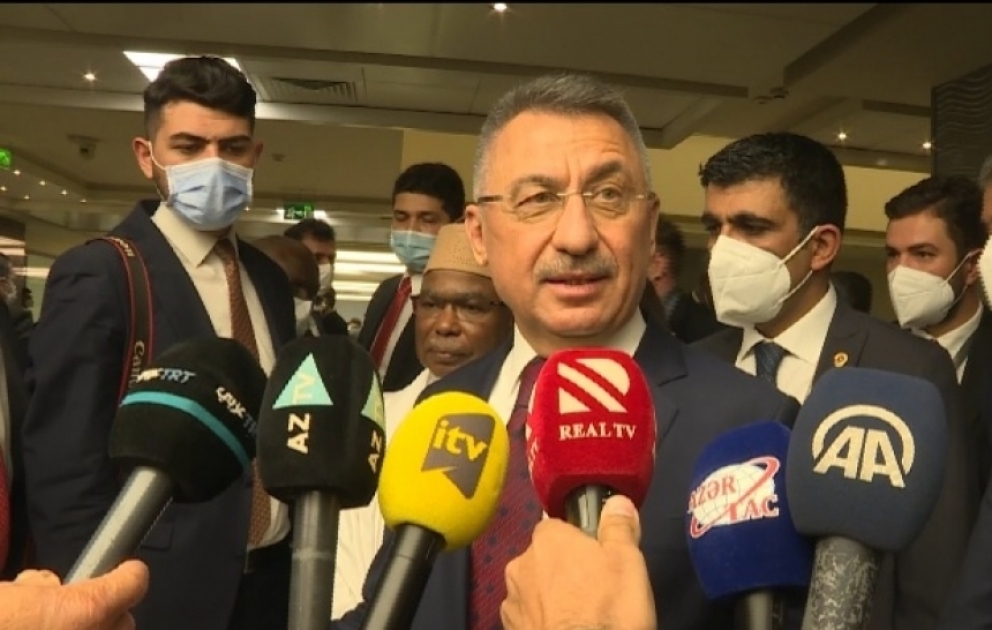 Fuat Oktay: İƏT-ə üzv ölkələr arasında Qarabağla bağlı layihələr müzakirə olunur