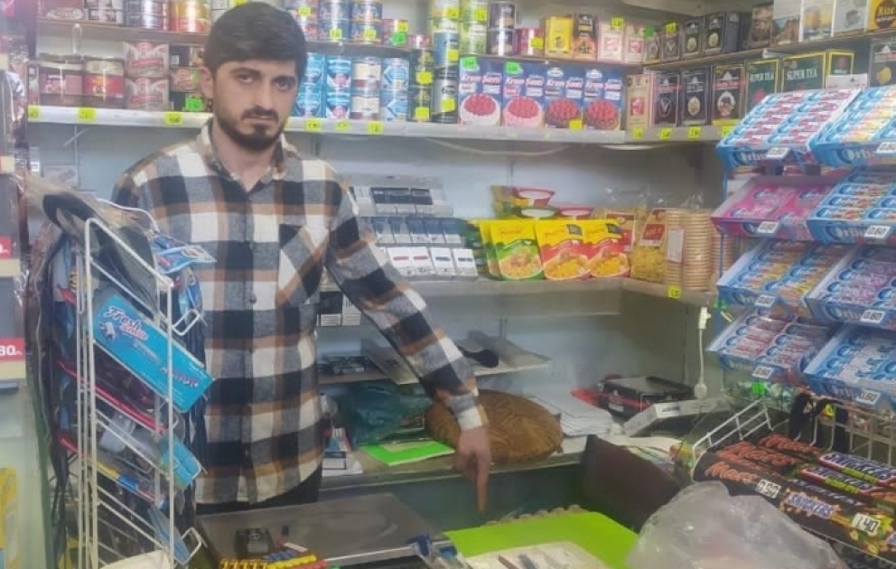Ərzaq mağazasında “patı” satan şəxs tutuldu