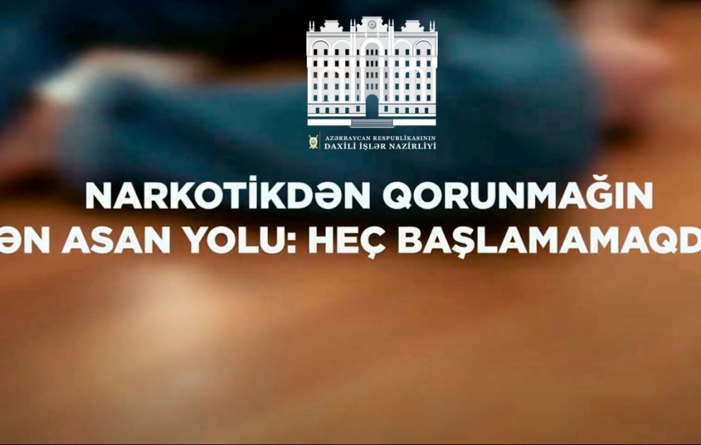 DİN narkotiklərlə mübarizə ilə bağlı maarifləndirici videoçarx hazırlayıb