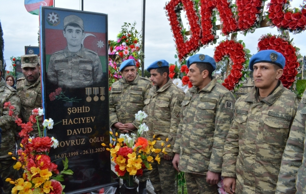 Xaçmazda şəhid Davud Hacıyevin xatirəsi anılıb