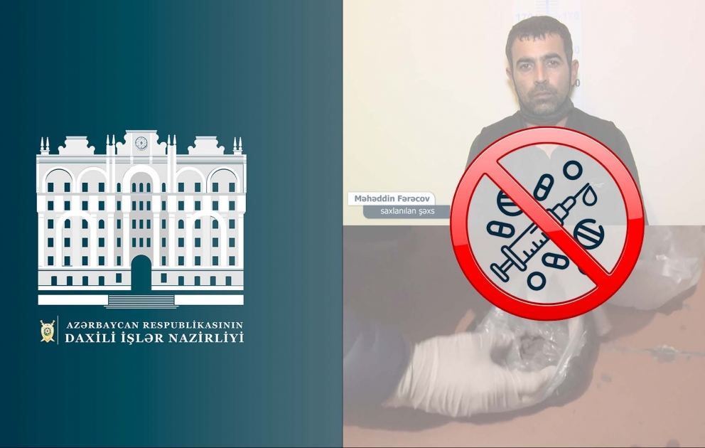 Sosial şəbəkələr vasitəsilə narkotik vasitələrin satışını həyata keçirən şəxs saxlanılıb