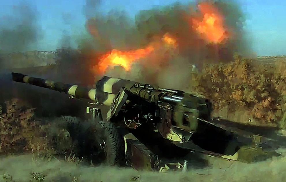 Mortar and artillery units held live-fire tactical exercises