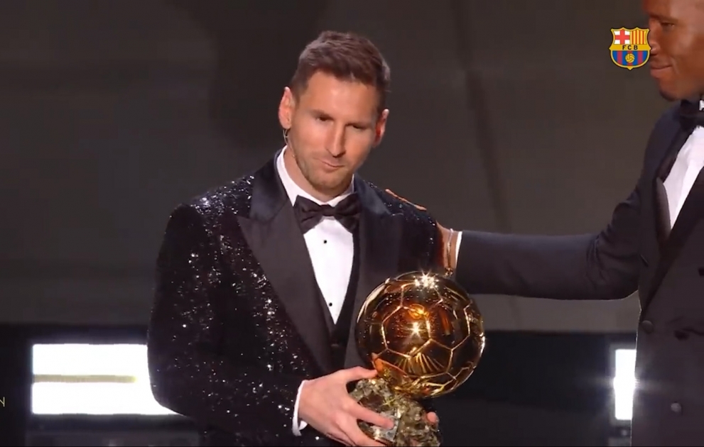 Lionel Messi karyerasında 7-ci dəfə "Qızıl top" mükafatını qazanıb