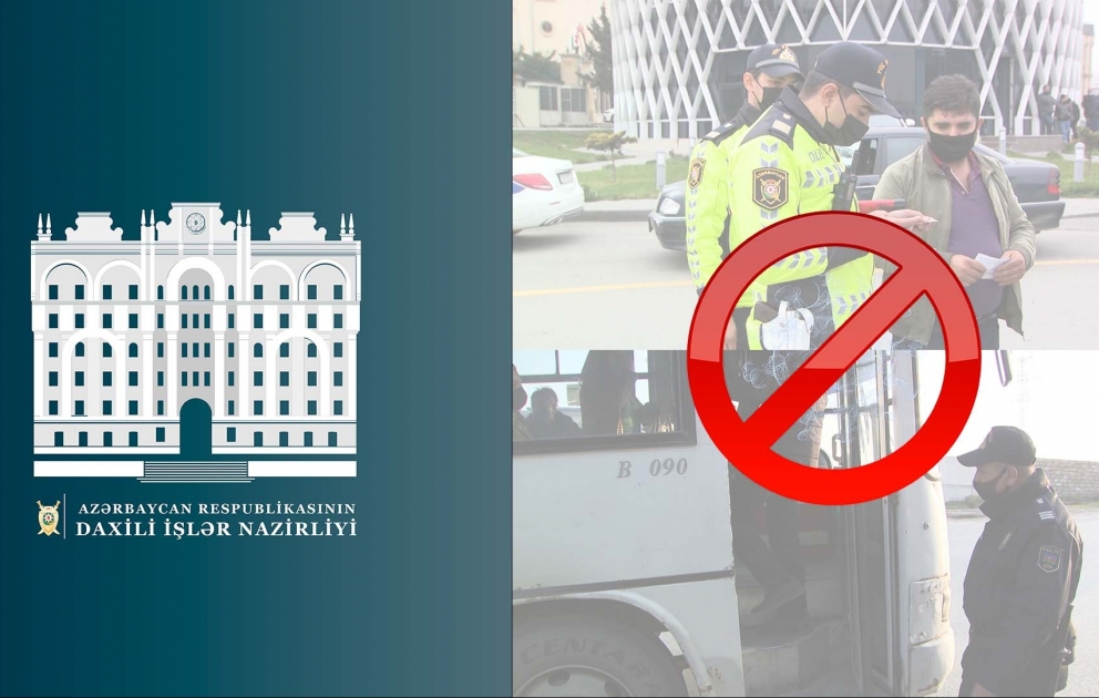 Bakıya gələn avtobuslarda karantin qaydalarına riayət etməyən daha 40 nəfər cərimə olunub