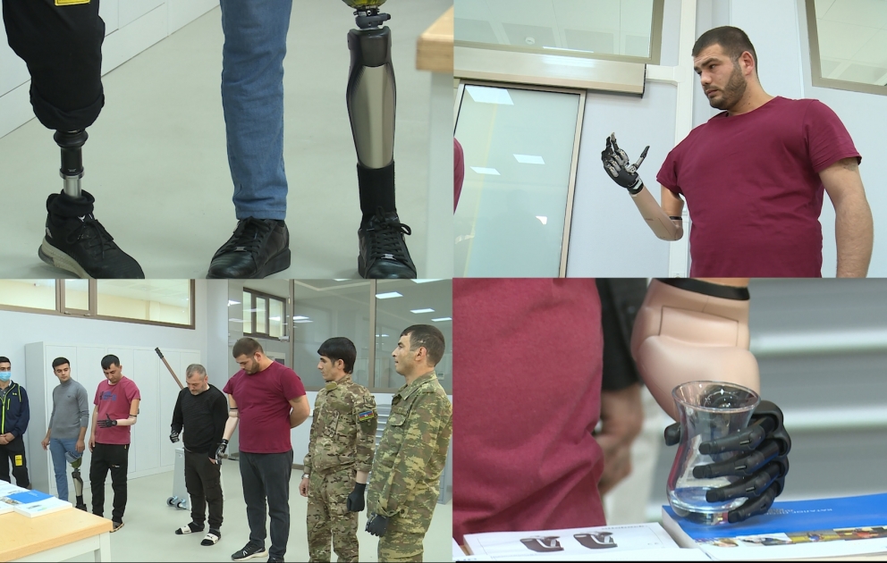 Daha bir qrup Vətən müharibəsi qazisi ən müasir 4-cü nəsil elektron protezlə təmin edilib