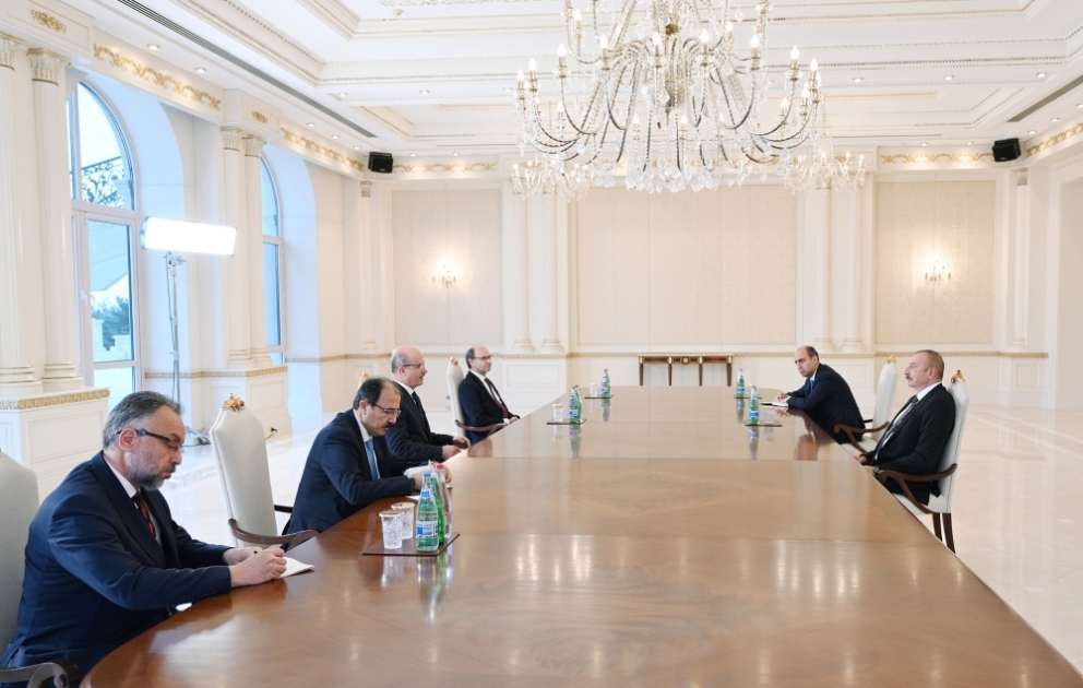 Президент Ильхам Алиев принял председателя Совета высшего образования Турции