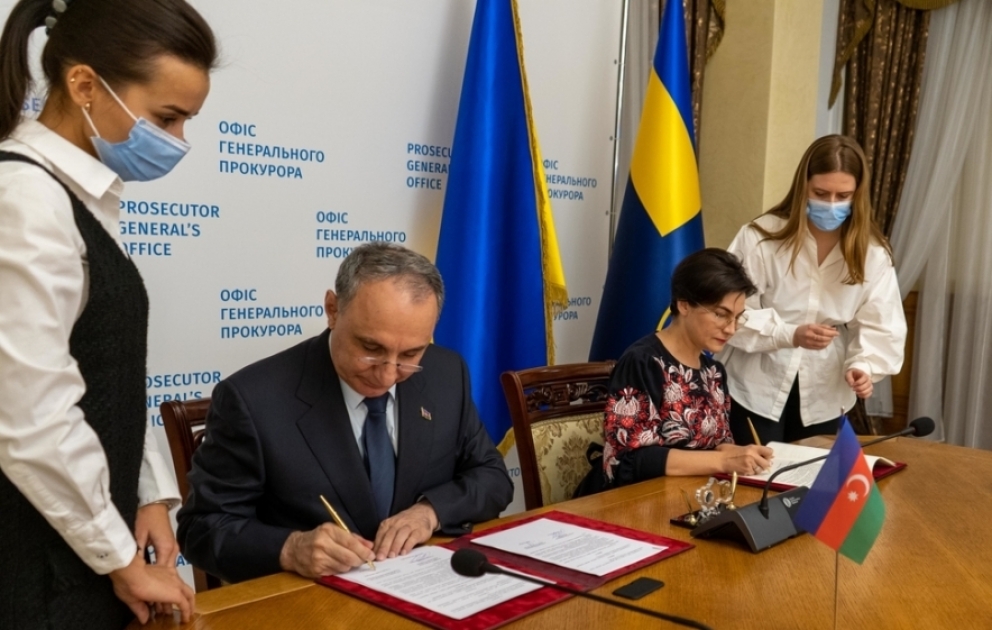 Делегация во главе с генеральным прокурором Азербайджана находилась с рабочим визитом в Украине