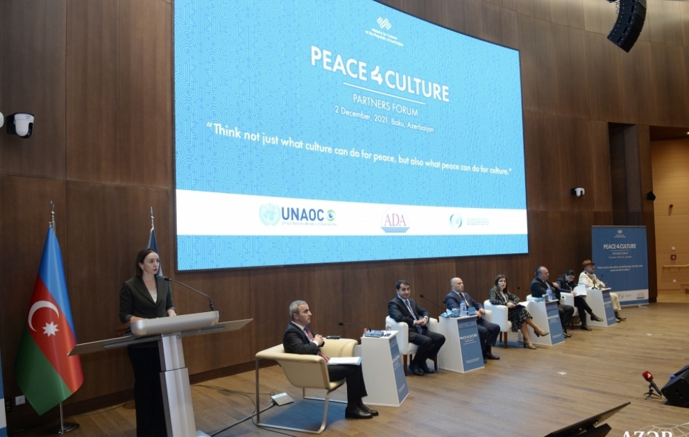 Partnerforum der globalen Kampagne “Frieden für Kultur“ in Baku seine Arbeit begonnen
