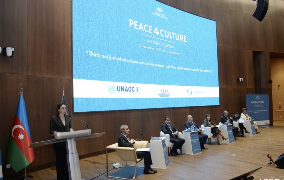 Le Peace4Culture Partners Forum entame ses travaux à Bakou
