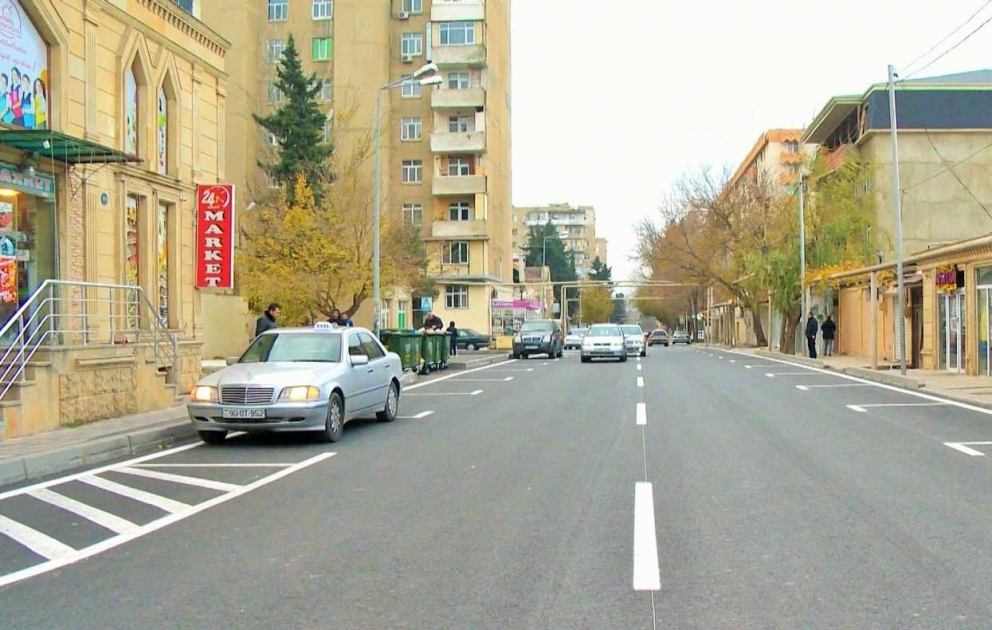 Bakıxanov qəsəbəsində 3,2 kilometrlik küçə əsaslı təmir edilib