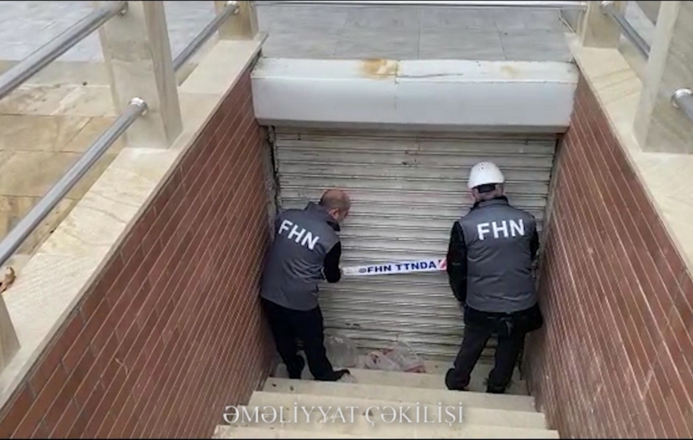 FHN Tikintidə Təhlükəsizliyə Nəzarət Dövlət Agentliyi daha bir qanun pozuntusunun qarşısını alıb