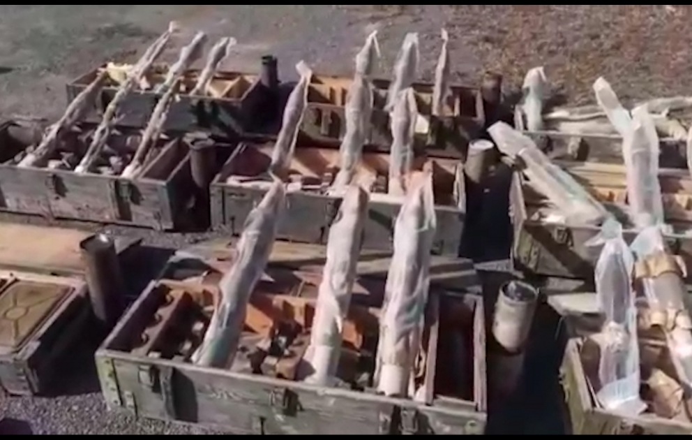 Füzuli rayonunda silah-sursat aşkar edilib
