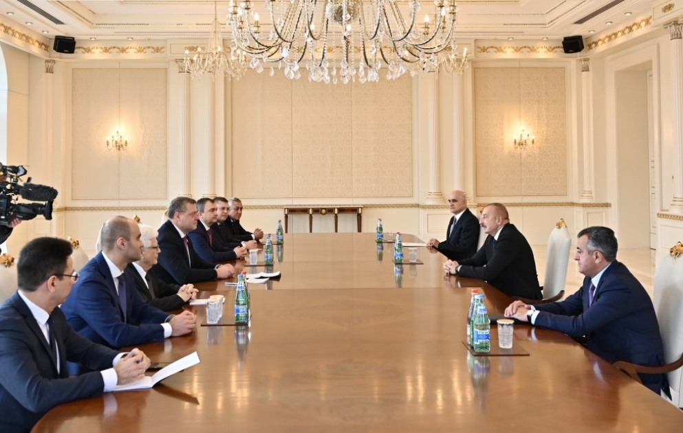 Prezident İlham Əliyev Rusiyanın Həştərxan vilayətinin qubernatorunun rəhbərlik etdiyi nümayəndə heyətini qəbul edib