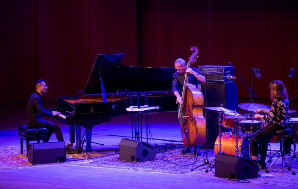 Avishai Cohen trio performs at Heydar Aliyev Center