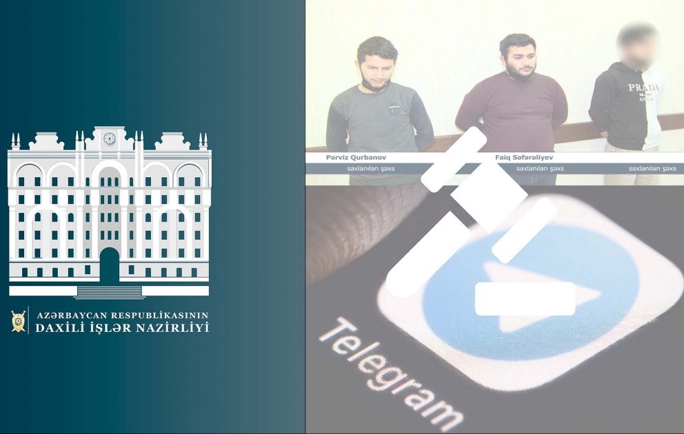 “Telegram” sosial şəbəkəsində bəzi şəxslərin foto və videolarını paylaşaraq silmək müqabilində pul tələb edən kanalların adminləri saxlanılıblar