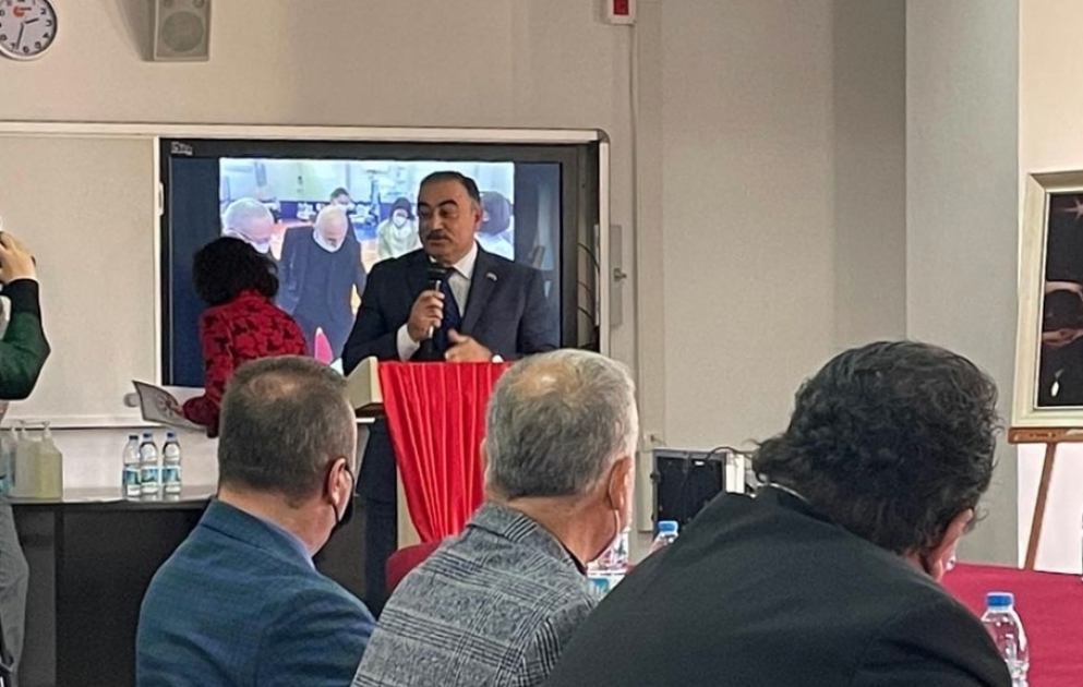 Ankaradakı Heydər Əliyev orta məktəbində Ulu Öndəri anma mərasimi keçirilib