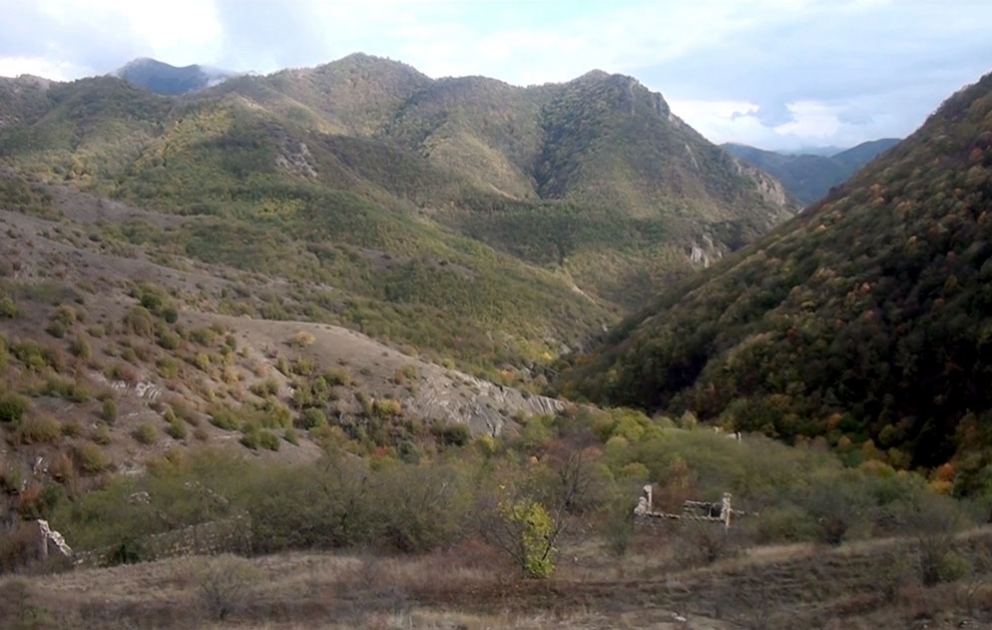 Video footage of the Guneypaya village of the Kalbajar region