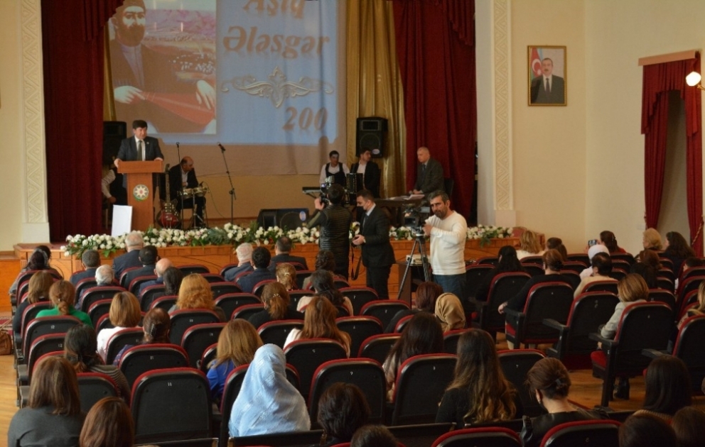Siyəzəndə Aşıq Ələsgərin anadan olmasının 200 illiyi qeyd edilib