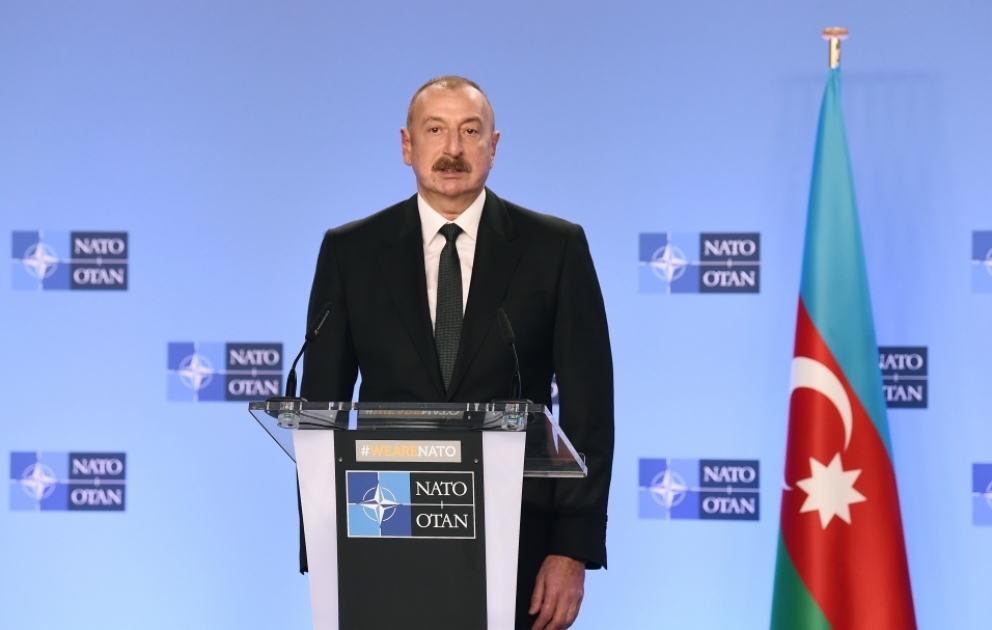 Azərbaycan Prezidenti: Biz NATO ilə yüksəksəviyyəli qarşılıqlı fəaliyyətdə olmaqdan çox şadıq
