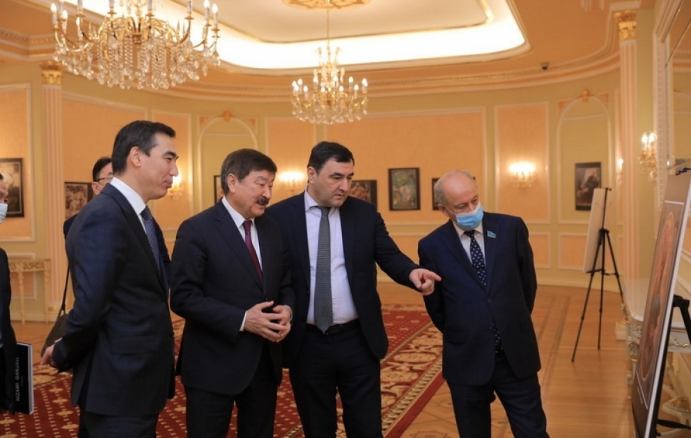Qazaxıstanın paytaxtında “Nizami Gəncəvi” art – albomunun və sərgisinin təqdimatı olub