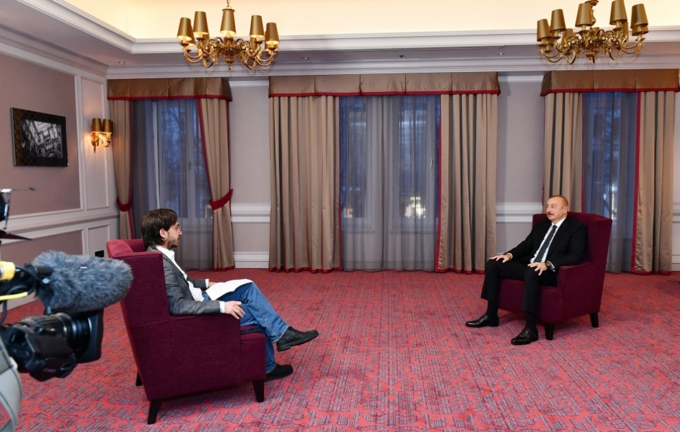 Prezident İlham Əliyev İspaniyanın “El Pais" qəzetinə müsahibə verib