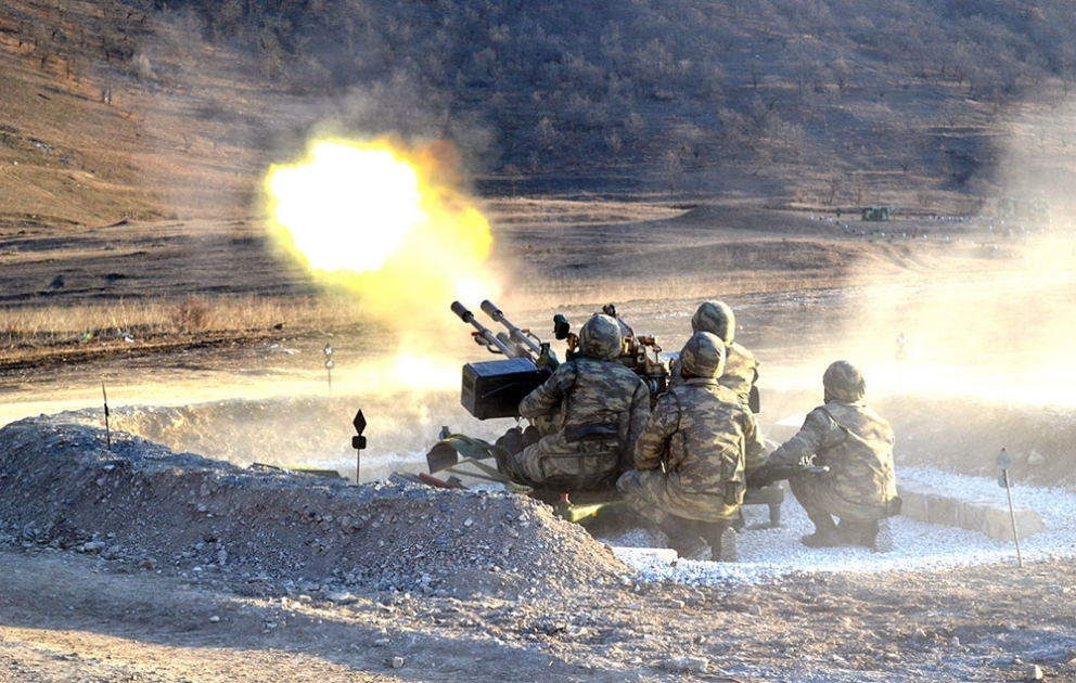 The opening of a combined-arms firing range took place in the liberated territories