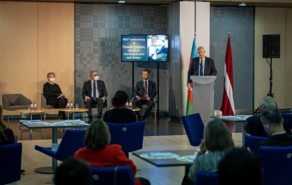 Latviyada Nizami Gəncəvinin 880 illik yubileyi münasibətilə tədbir təşkil edilib