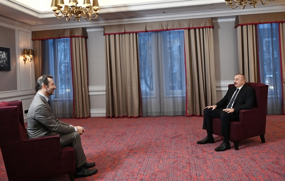 President Ilham Aliyev was interviewed by Italian "Il Sole 24 Ore" newspaper
