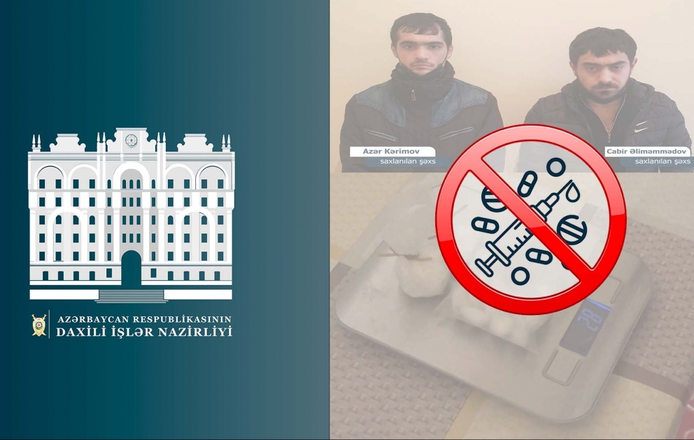 Nərimanov rayonunda narkotik vasitələrin onlayn satışı ilə məşğul olan daha 2 nəfər saxlanılıb