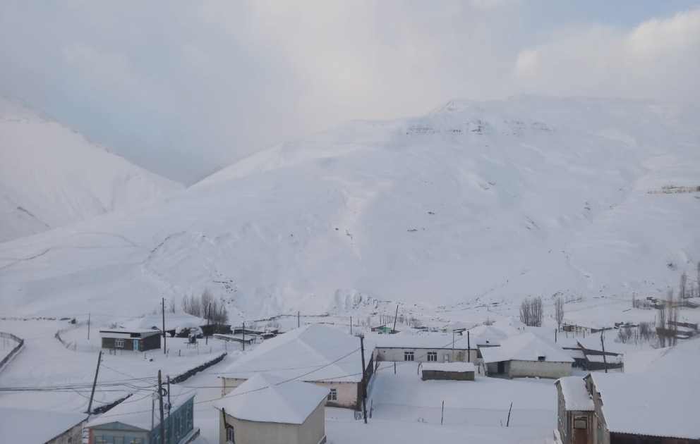 Qubada 25 santimetr qar yağıb, temperatur mənfi 8 dərəcəyə düşüb