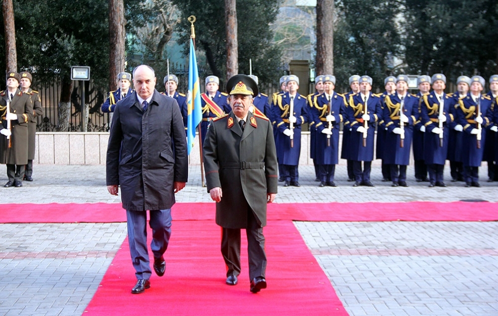Bakıda Azərbaycan və Gürcüstan Müdafiə nazirlərinin görüşü keçirilib