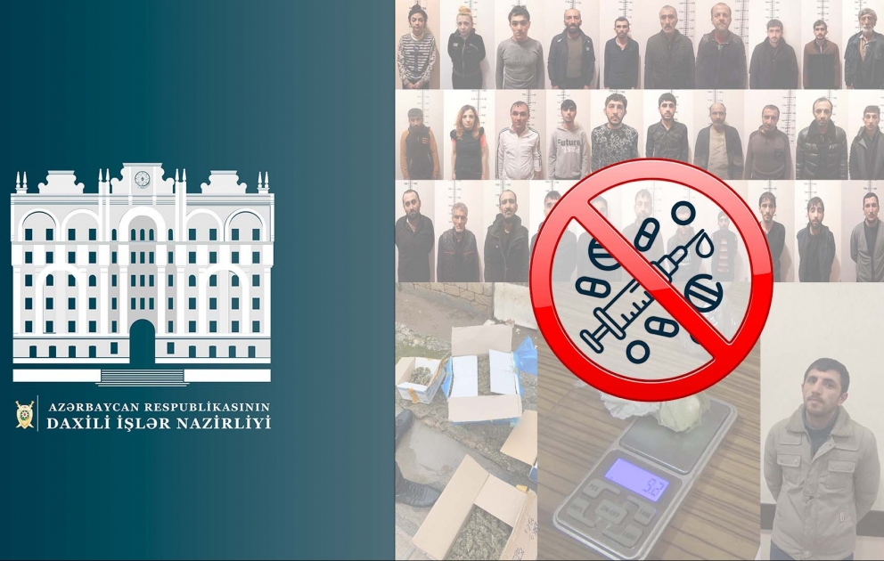 Sabunçuda narkotik satan 33 nəfər saxlanılıb, onlardan 3-ü qadındır