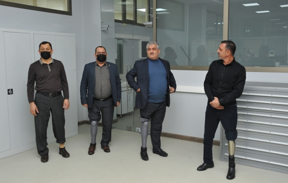 Vətən müharibəsi iştirakçılarının son nəsil protezlərlə təminatı prosesi davam edir