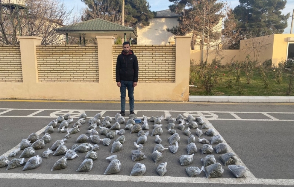 Salyan sakinindən 10 kiloqram narkotik götürülüb