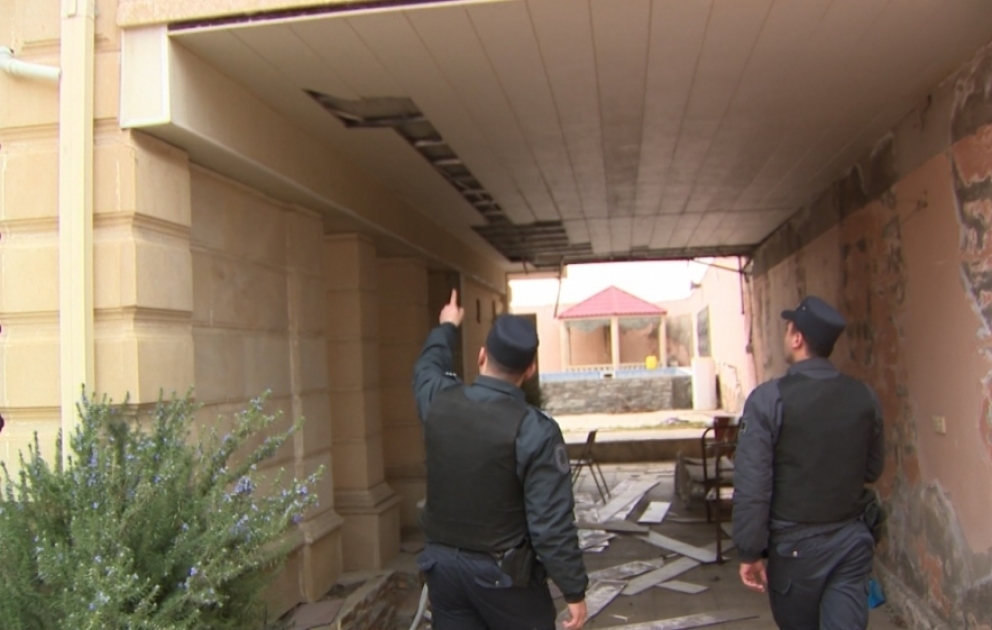 Mühafizə polisi bağ evindən oğurluq edən şəxsi hadisə yerində yaxalayıb