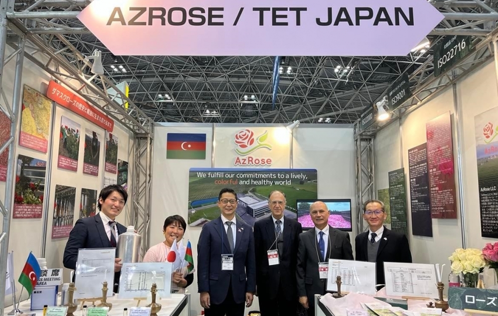 Yaponiyada keçirilən “Cosme Week Tokyo” beynəlxalq sərgisində Azərbaycanı “AzRose” şirkəti təmsil edir
