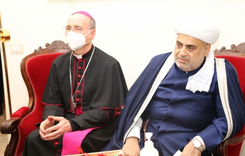 Qafqaz Müsəlmanları İdarəsinin sədri Vatikanın baş keşişi ilə görüşüb