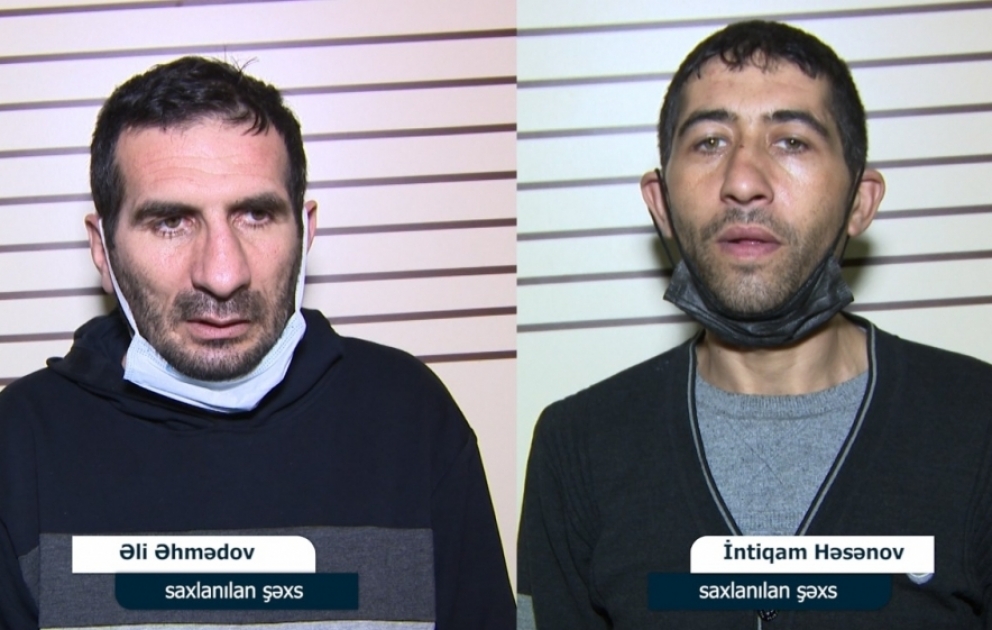 Binəqədi rayonunda narkotik vasitələr və silah satışı ilə məşğul olan şəxslər tutulublar