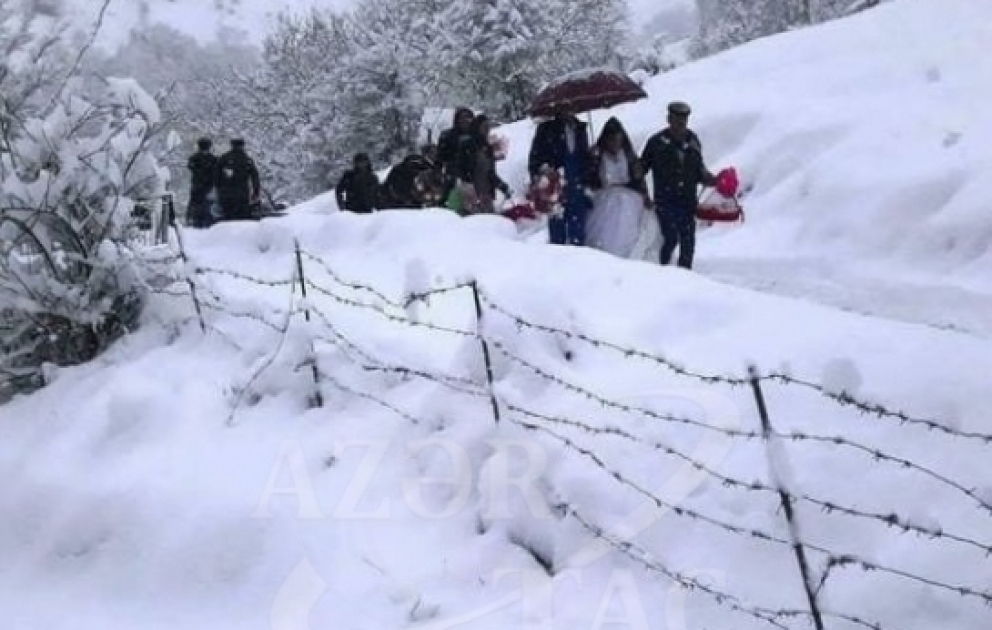Toylarında çəkilən foto ilə məşhurlaşan astaralı cütlük -   REPORTAJ