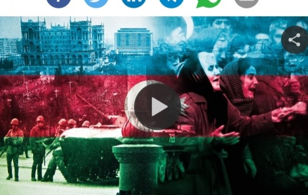 "TRT Haber"20 Yanvar faciəsi ilə bağlı videoçarx hazırlayıb