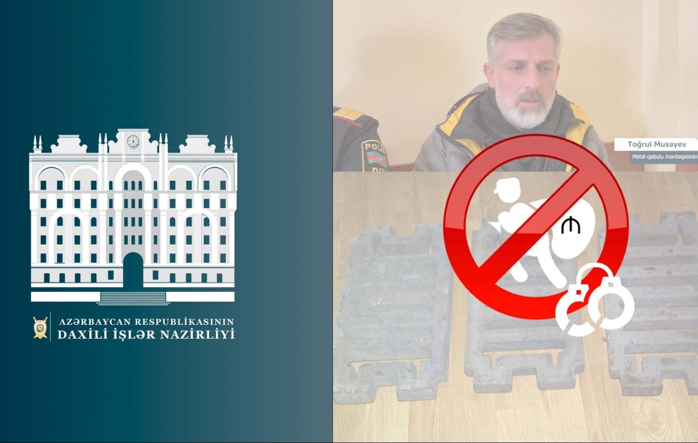 Xəzər rayonunda oğurluq dəmir barmaqlıqları alan metal qəbulu məntəqəsinin sahibi istintaqa cəlb edilib