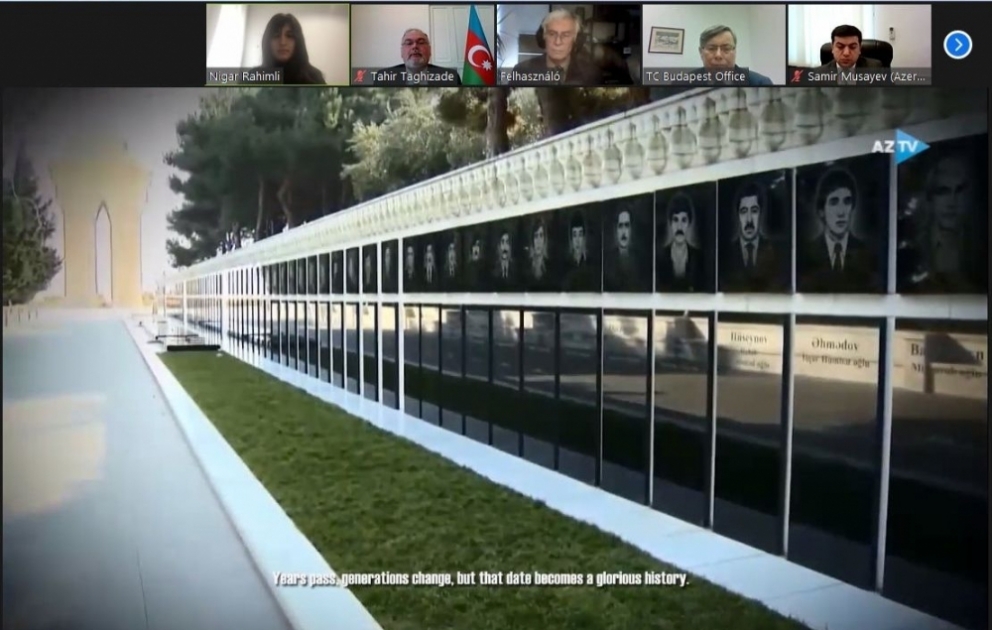 Macarıstanda 20 Yanvar faciəsinin 32-ci ildönümü ilə bağlı veb-konfrans təşkil olunub