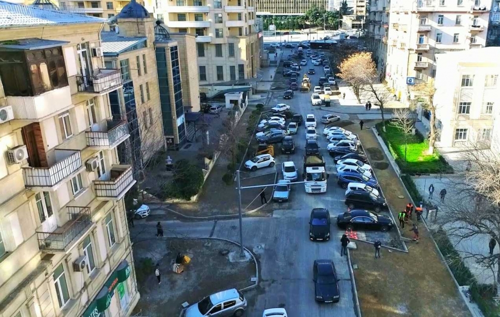 Yasamalda 7 küçə əsaslı təmir olunur