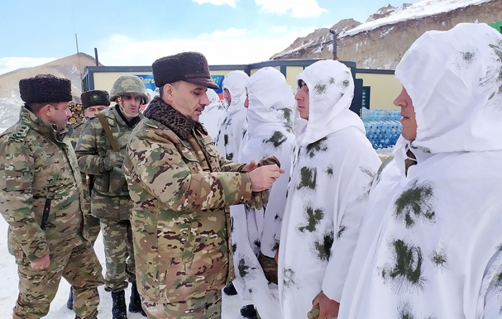 The provision of the Azerbaijan Army Units stationed in liberated territories is being improved