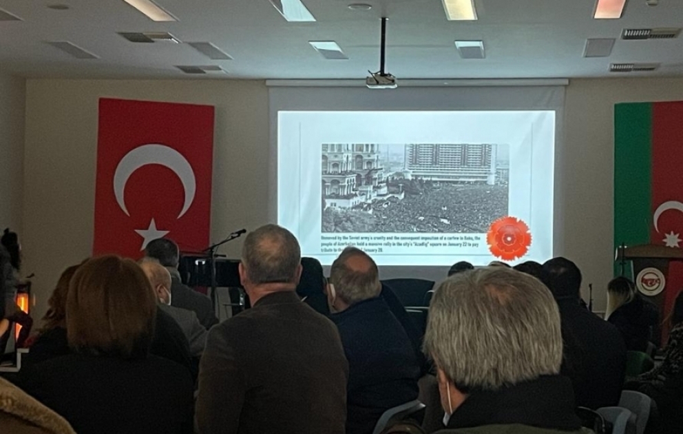 Ankarada 20 Yanvar faciəsinin 32-ci ildönümü ilə bağlı anım mərasimi keçirilib